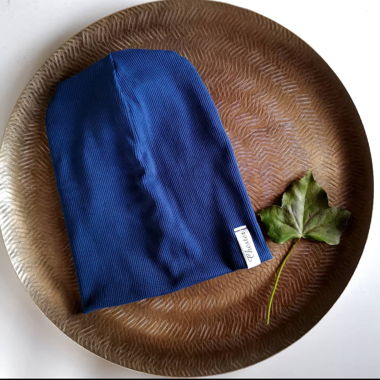 Handmade Mütze in blau