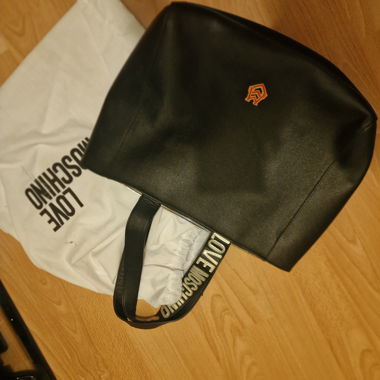 Borsa MOSCHINO in pelle nera originale