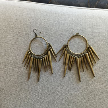 Penta Hoop Earrings