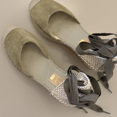 Espadrilles mit Keilabsatz