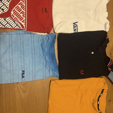 Pack of Puma/Vans/Fila/Fred Perry kids T-shirts 