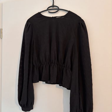 Black blouse, slightly transparent