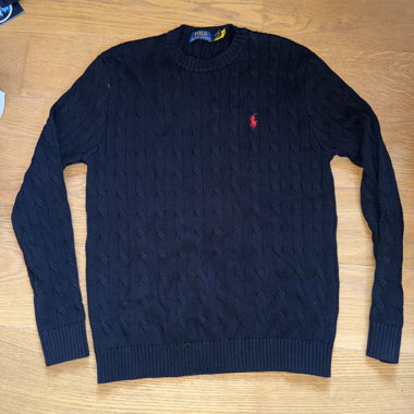 Polo Ralph Lauren knit jumper  red and black