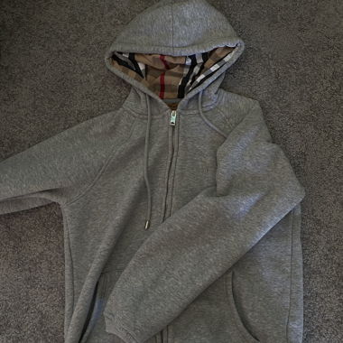 Felpa con zip Burberry