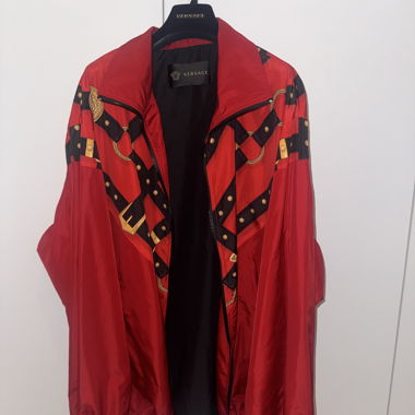 Giacca Versace Rosso Nero Taglia 56