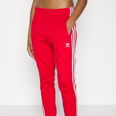Adidas Rot Superstar Track Jogginghose