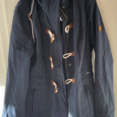 Dark blue transitional jacket 