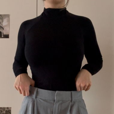 Eleganter Rollkragenpullovern 
