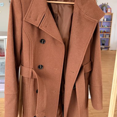 Classic wool coat brown