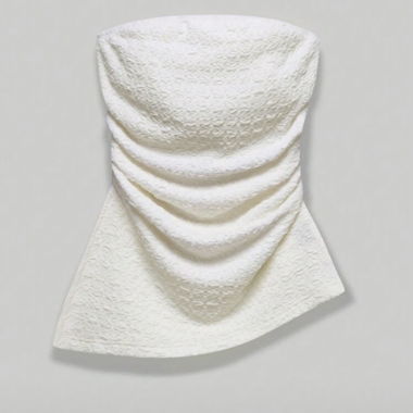 Weisses Bustier-Top