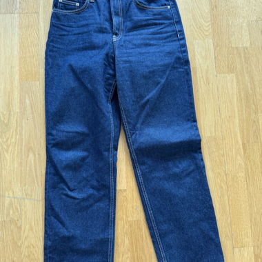 Blue denim jeans