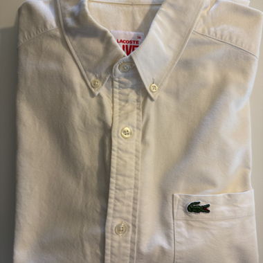 Lacoste Live White Shirt 100% cotton