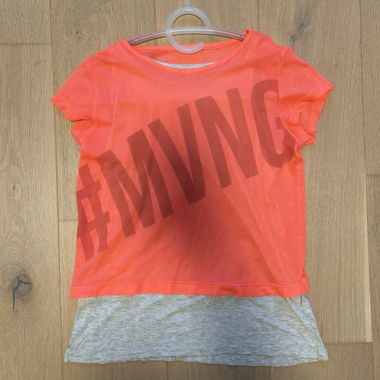 Pinkes/ Korallfarbenes Sporttshirt