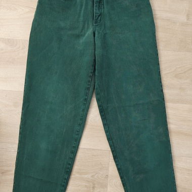 Jeans Kickers a vita alta Green