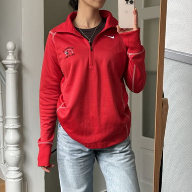 Nike Therma-Fit Volleyball Pullover rosso M