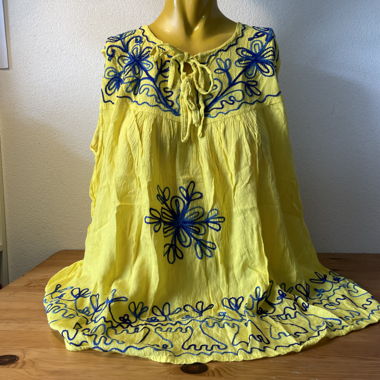 T shirt jaune free size