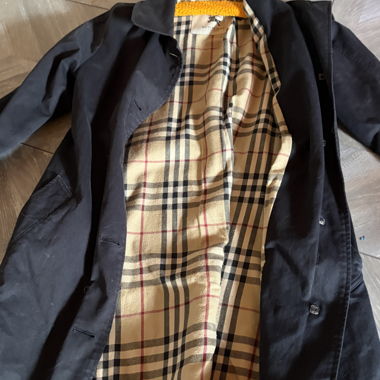 Burberry-style trench coat