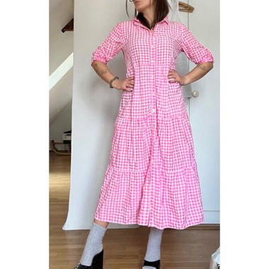 pinkes Sommerkleid