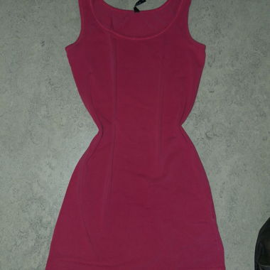 Robe débardeur rose S