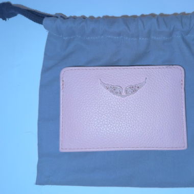Zadig&Voltaire pink card holder 
