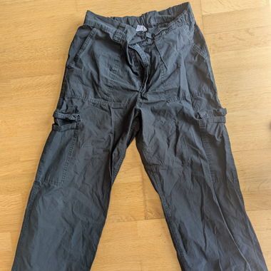 Pantalon cargo noir CottonOn