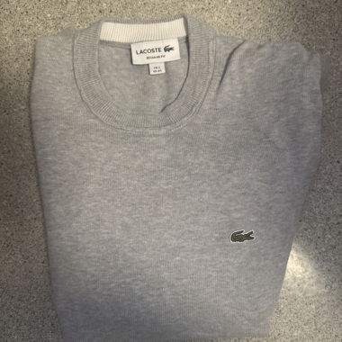 Lacoste Pullover grau XS