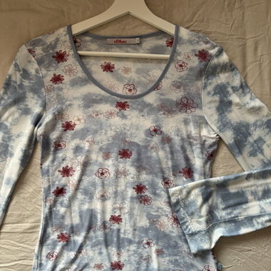Maglia manica lunga s.Oliver con stampa floreale