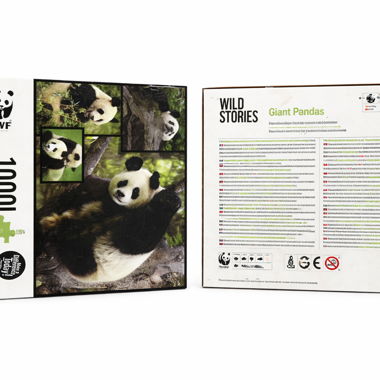 WWF Puzzle Wild Stories Giant Pandas 1000