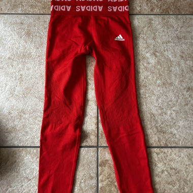 Red Adidas Sport Leggings