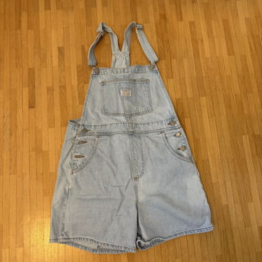 Levi's Denim Overalls Shorts Size S