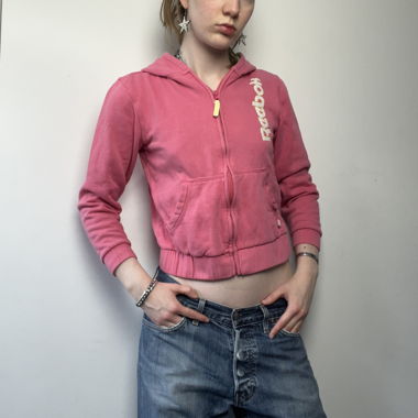 vintage Reebok zip hoodie 