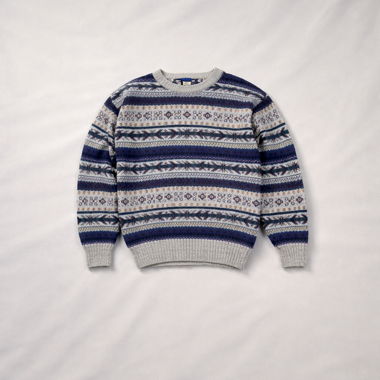 Woolrich Wool Sweater/Vintage Fair Isle -Size M