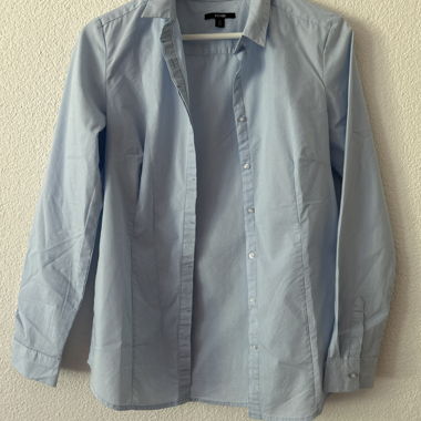 Blouse rayée pour femme bleue