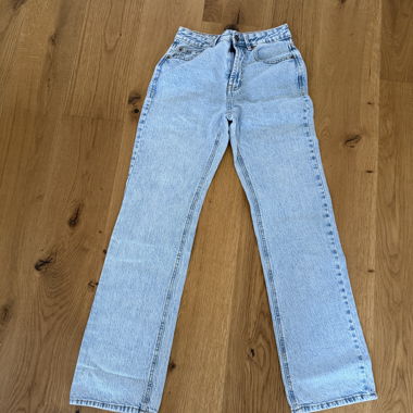 Blue D98 Straight-Leg Jeans