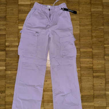 BERSHKA - Pantalon cargo droit