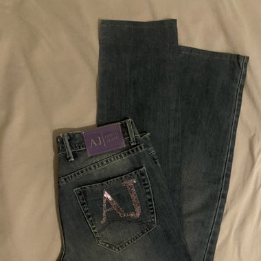 Armani backprint Jeans