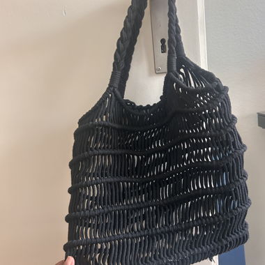 Black Mesh Bag