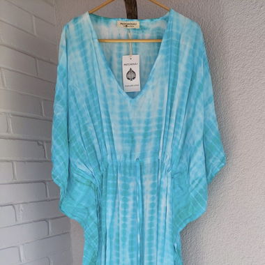 Boho chic tie die kaftaan 