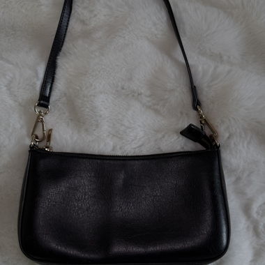Schwarze Brandy Baguettebag
