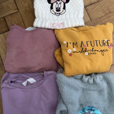 Lot de 5 hauts fille hiver