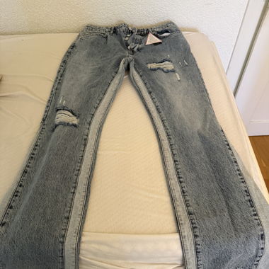Jeans en denim évasé