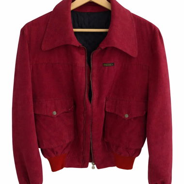 Giacca bomber rossa