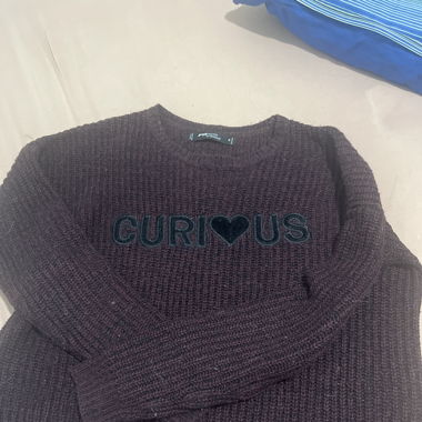 Pull bordeaux Curious S