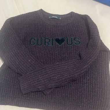 Pull bordeaux Curious S