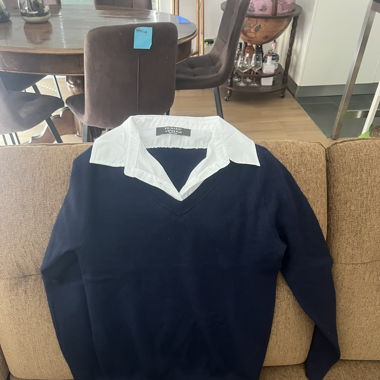 T-shirt con camicia integrata