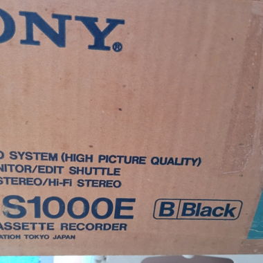Sony EV-S1000E Video Recorder OVP Refurbished