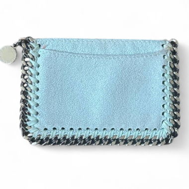 Stella McCartney metal chain card holder 