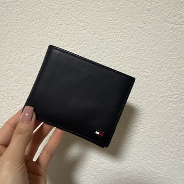 Portefeuille noir Tommy Hilfiger
