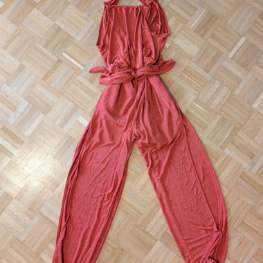 Glitter Jumpsuit Orange