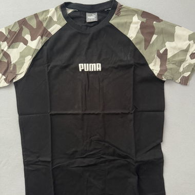Puma T-Shirt schwarz Camouflage Ärmel Gr. M